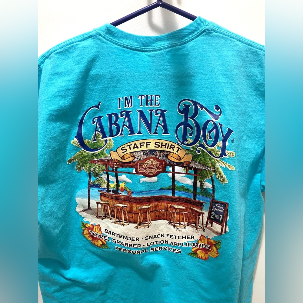 Cabana Boy staff shirt